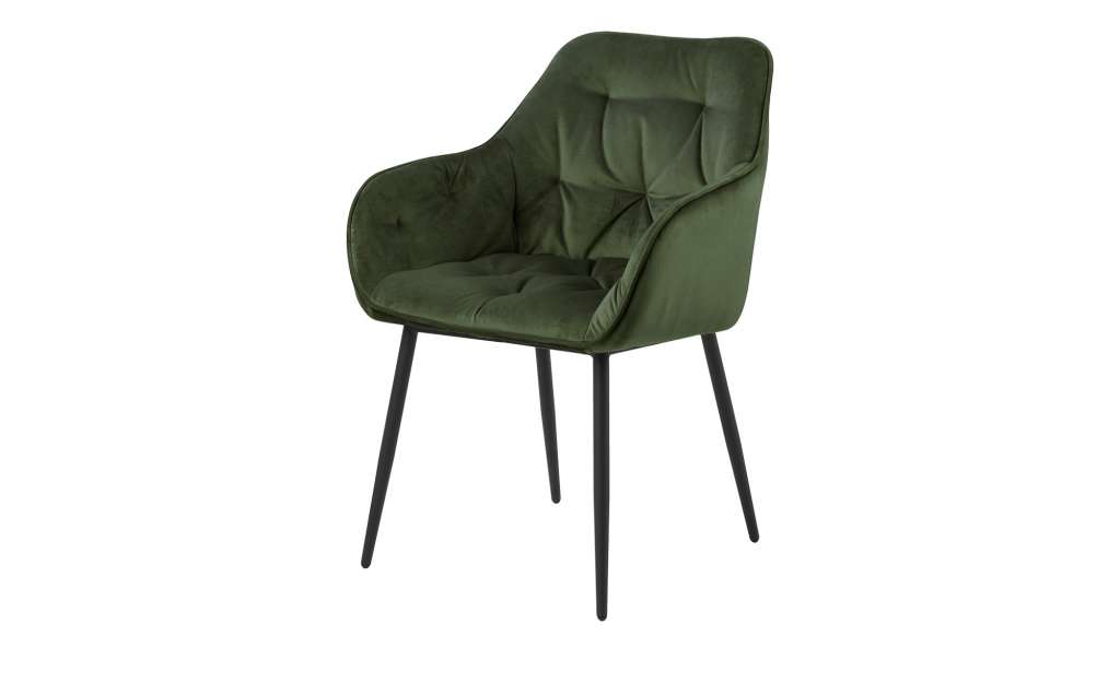 Stuhl  Brad ¦ grün ¦ Maße (cm): B: 58 H: 83 T: 55 Stühle > Freischwinger - Höffner