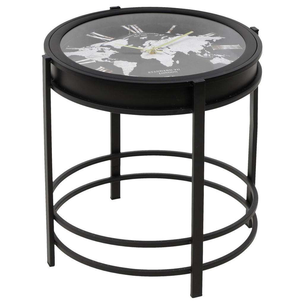 COUCHTISCH rund Schwarz