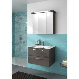 BADEZIMMER Grau, Eichefarben