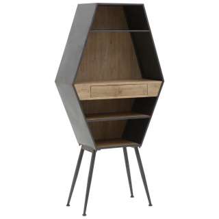 REGAL Tanne massiv Braun, Schwarz