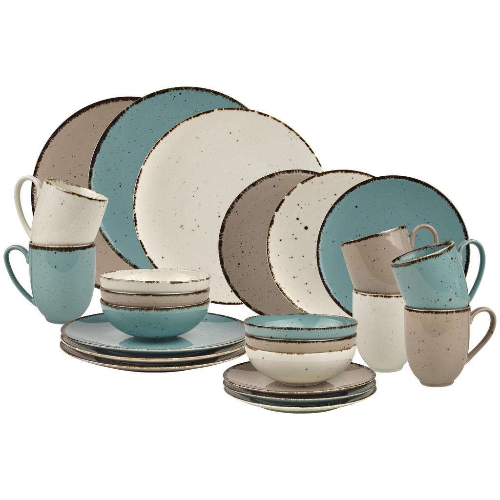 Porzellan KOMBISERVICE 24-teilig