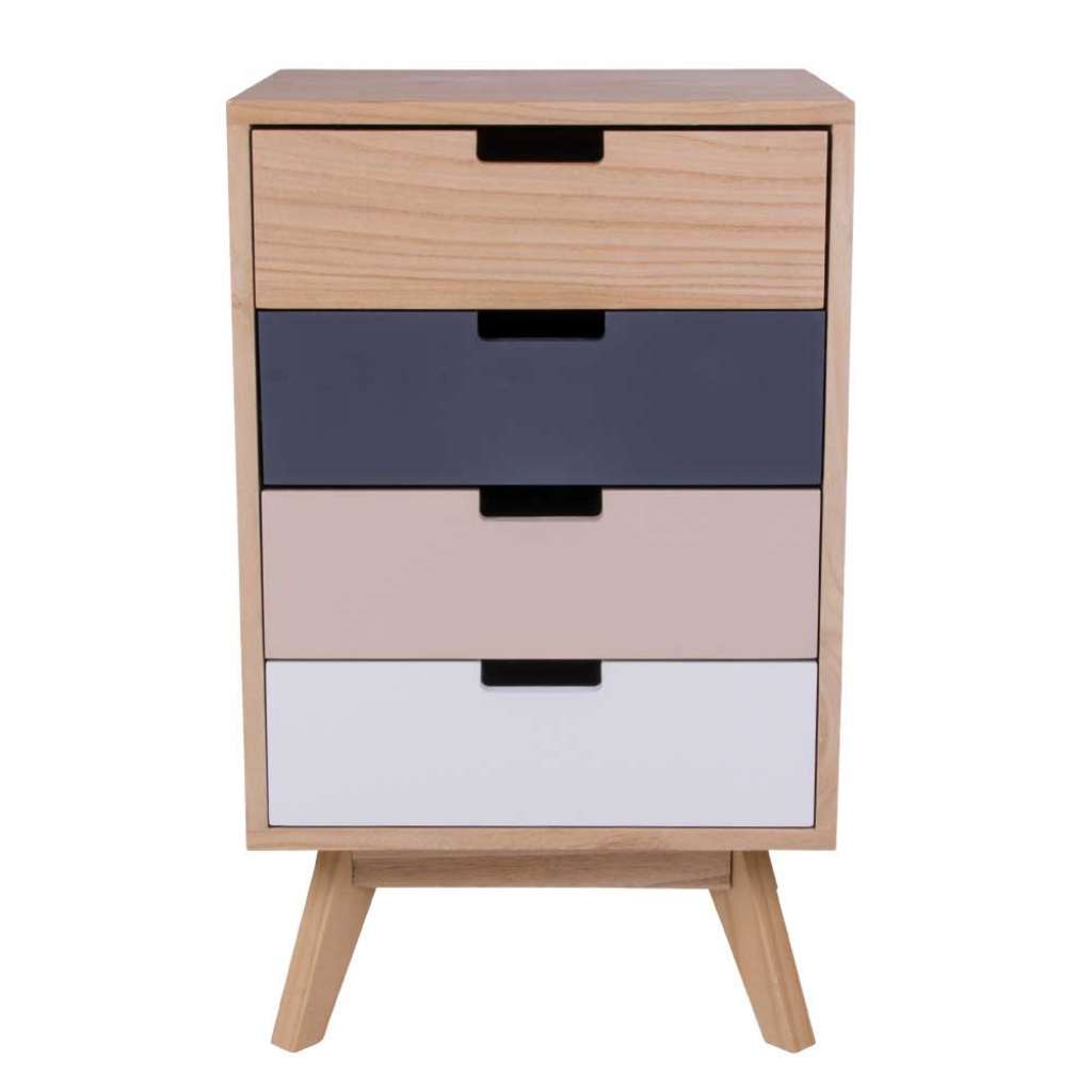 Nachtkommode mehrfarbig 65 cm hoch