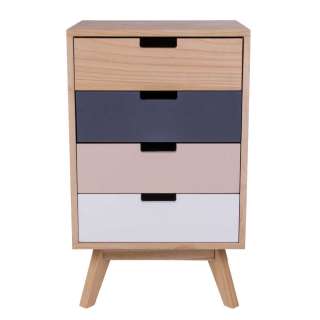 Nachtkommode mehrfarbig 65 cm hoch