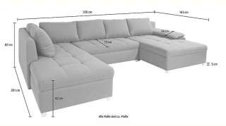 sit&more Wohnlandschaft »Labene«, wahlweise mit Bettfunktion und Bettkasten