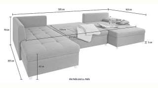 sit&more Wohnlandschaft »Labene«, wahlweise mit Bettfunktion und Bettkasten