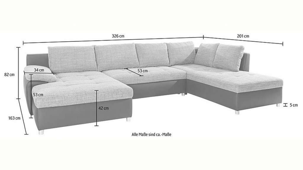 sit&more Wohnlandschaft »Labene«, wahlweise mit Bettfunktion und Bettkasten
