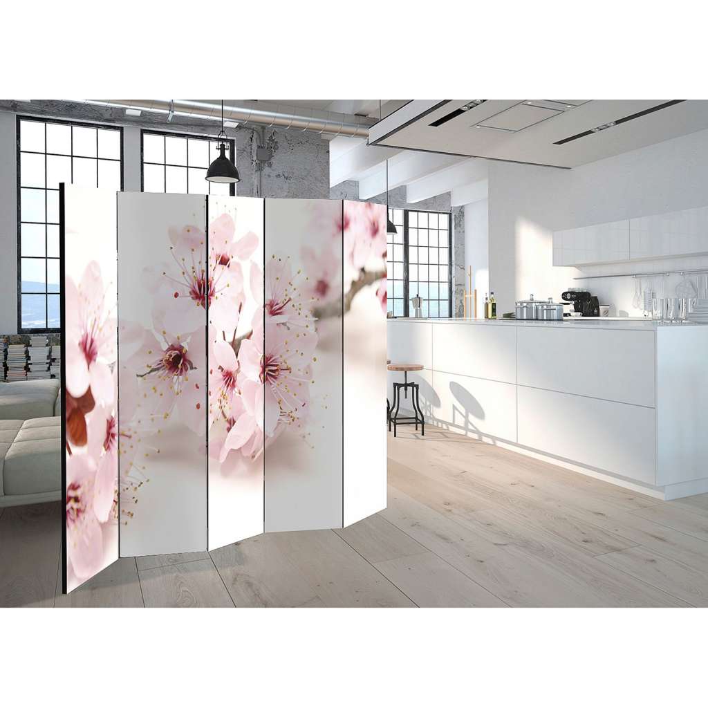 home24 Paravent Cherry Blossom (5-teilig)