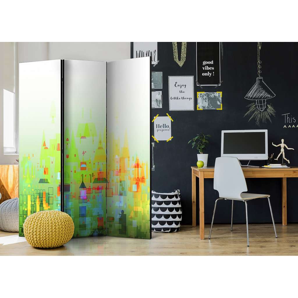 home24 Paravent Abstract City (3-teilig)