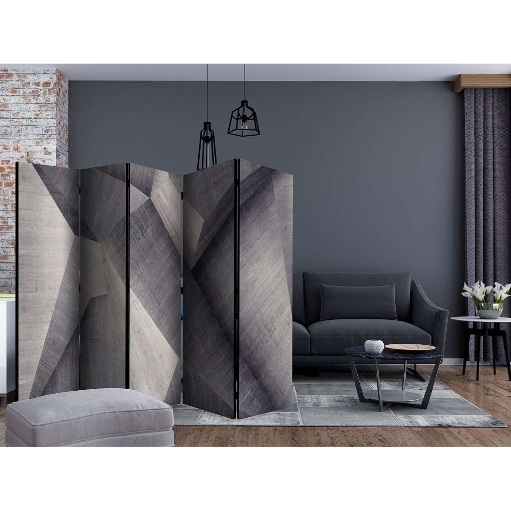 home24 Paravent Abstract Blocks (5-teilig)