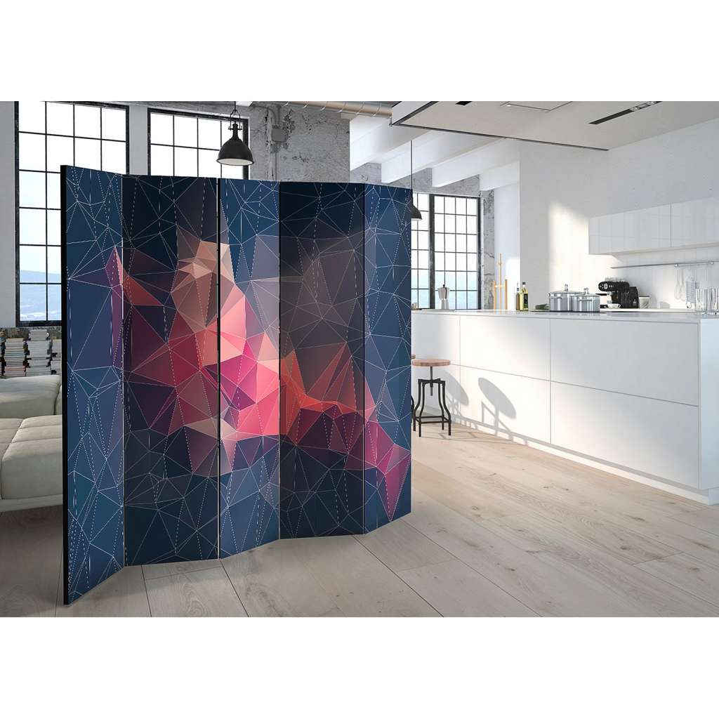 home24 Paravent Abstract Bird (5-teilig)