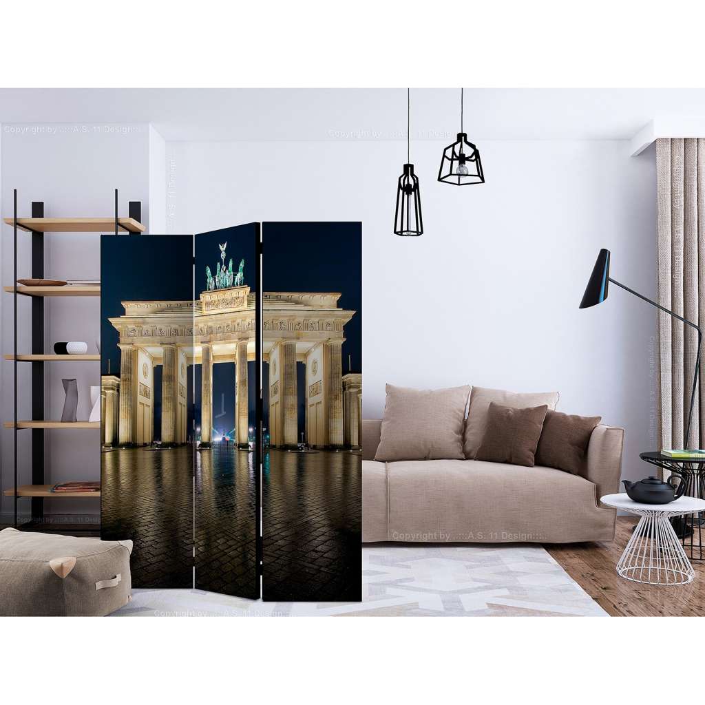 home24 Paravent Berlin at Night (3-teilig)