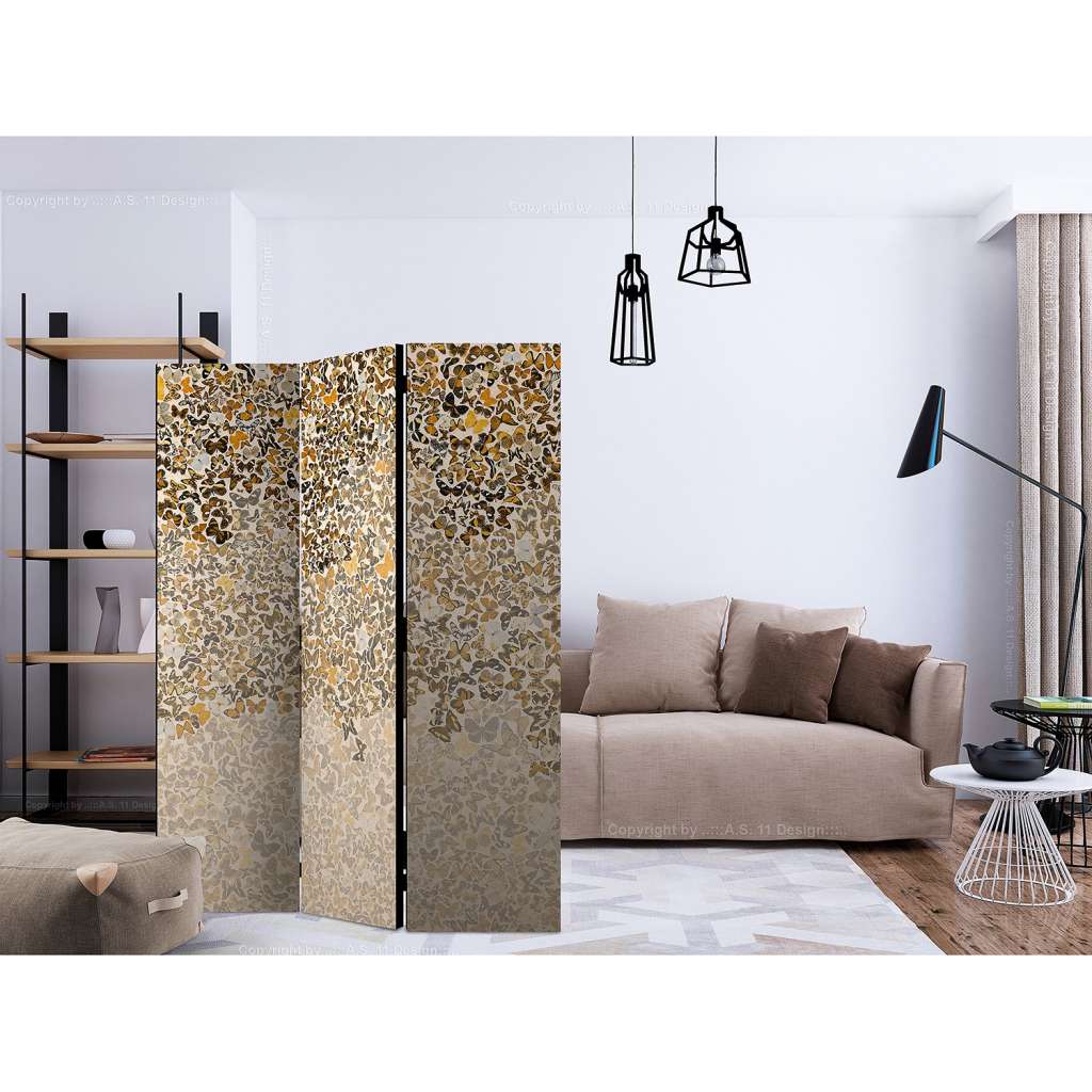 home24 Paravent Art und Butterflies (3-teilig)