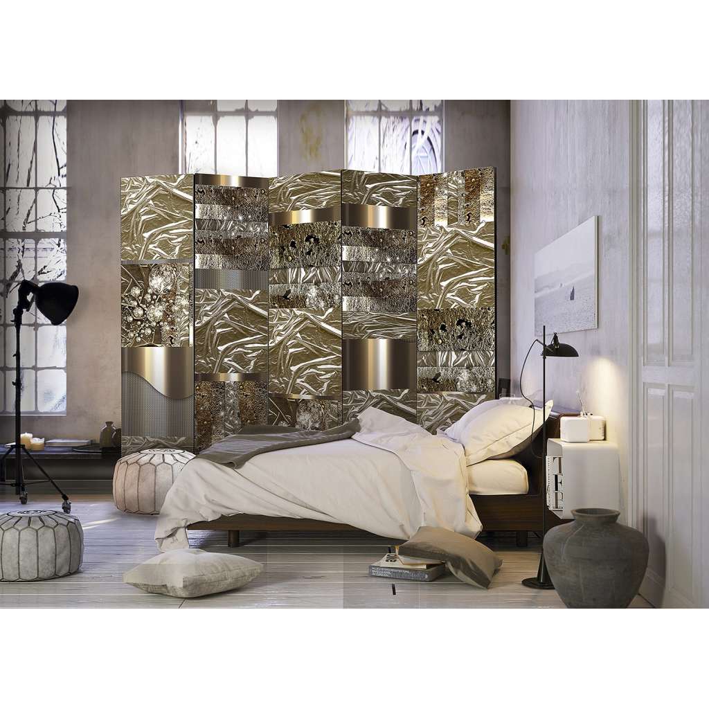 home24 Paravent Aurea Mediocritas (5-teilig)