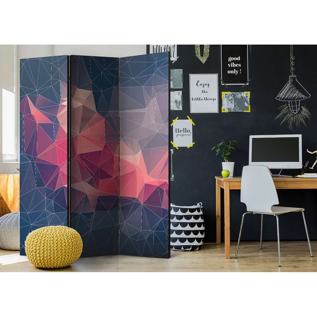 home24 Paravent Abstract Bird (3-teilig)