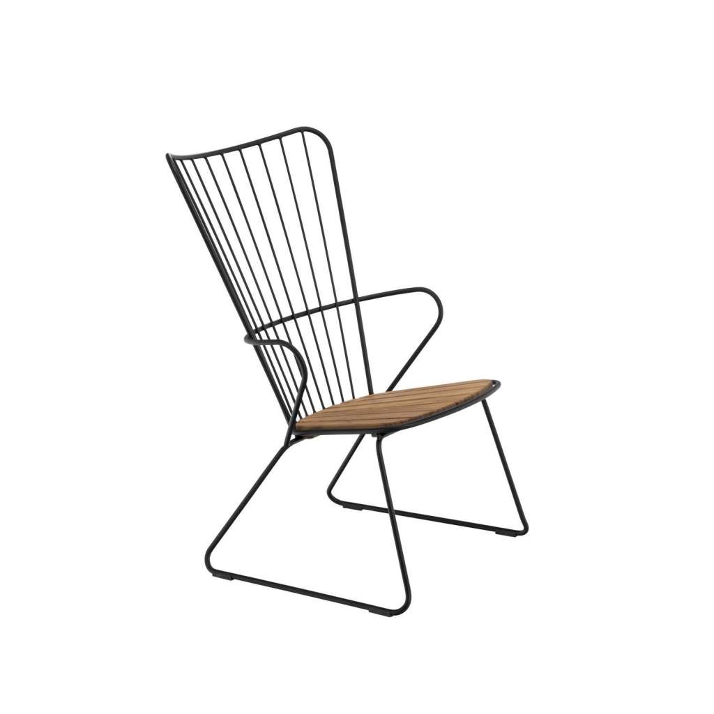 Houe - Paon Lounge Stuhl - Black - outdoor