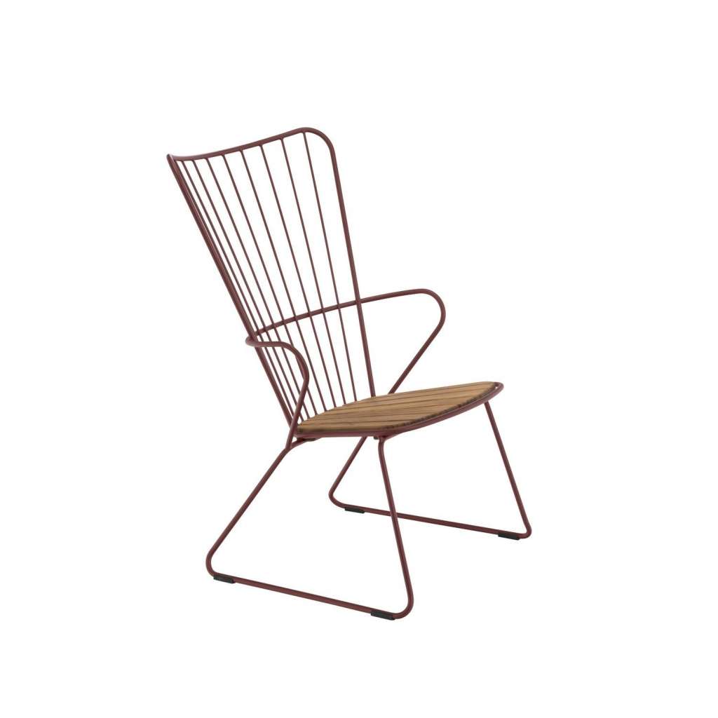 Houe - Paon Lounge Stuhl - Paprika - outdoor