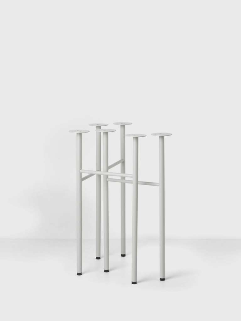 ferm LIVING - Mingle Tischböcke (2er Set) W48 - hellgrau - indoor