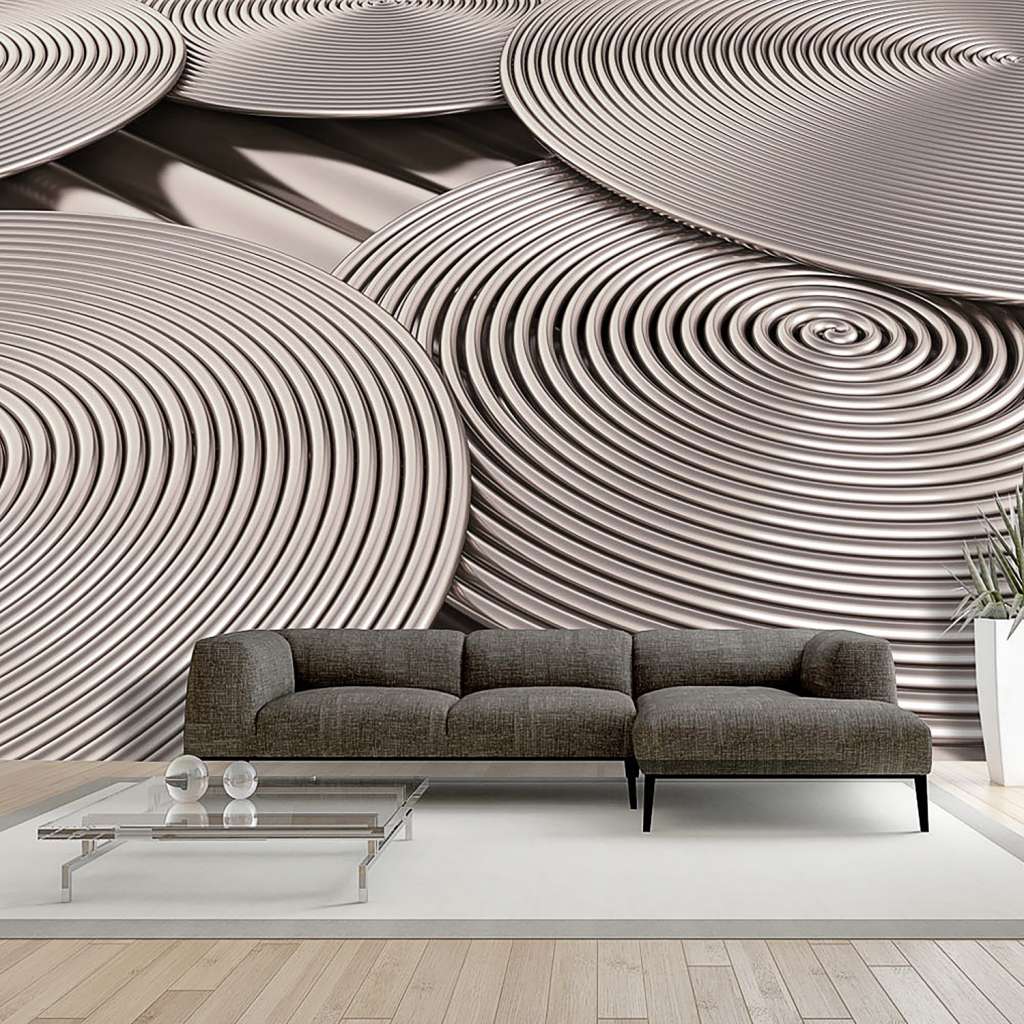 home24 Vliestapete Copper Spirals
