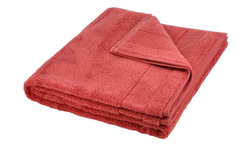 VOSSEN Duschtuch  Cloud ¦ rot ¦ 100% Baumwolle ¦ Maße (cm): B: 67 Badtextilien und Zubehör > Handtücher & Badetücher > Handtücher - Höffner
