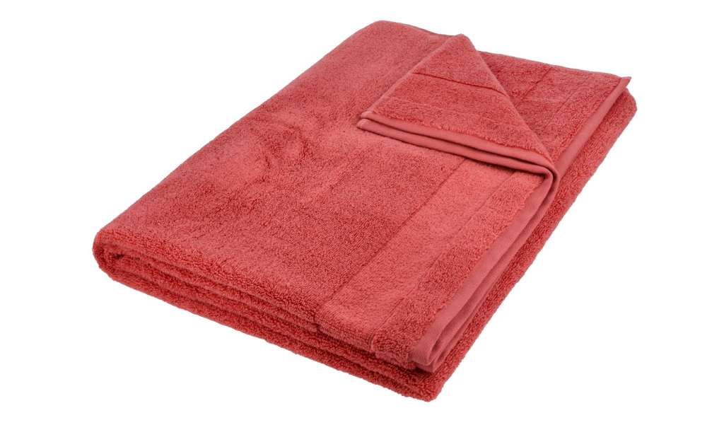 VOSSEN Badetuch  Cloud ¦ rot ¦ 100% Baumwolle ¦ Maße (cm): B: 100 Badtextilien und Zubehör > Handtücher & Badetücher > Badetücher & Saunatücher - Höffner