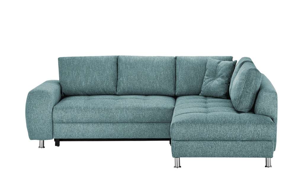 bobb Ecksofa  Giulia ¦ türkis/petrol ¦ Maße (cm): H: 92 Polstermöbel > Sofas > Ecksofas - Höffner