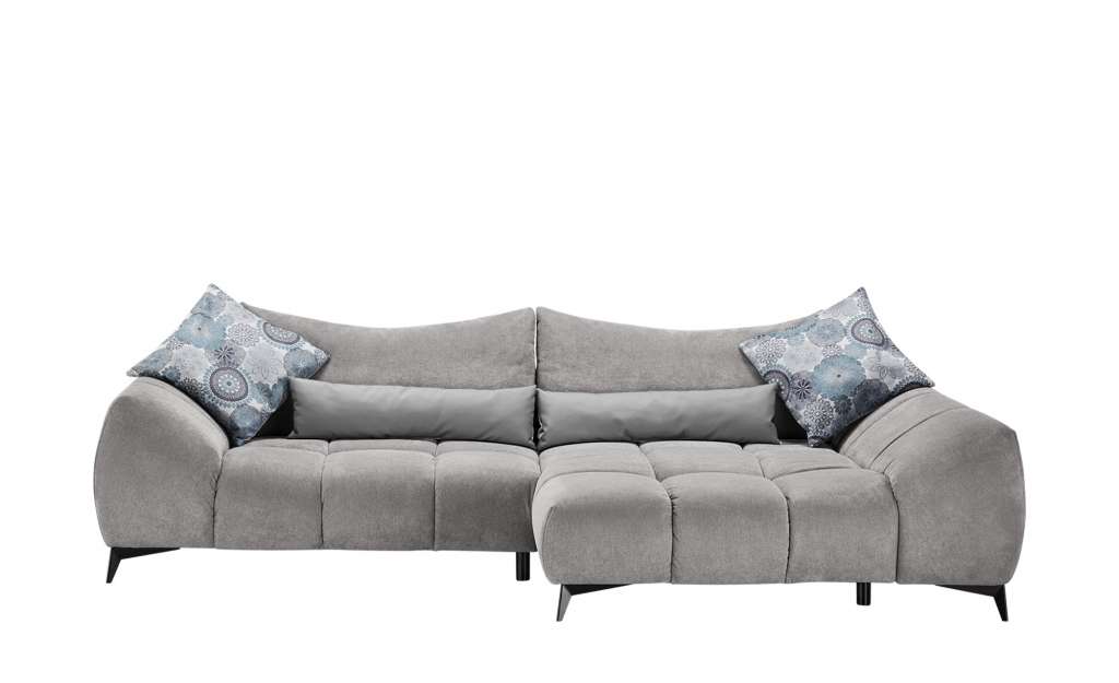 bobb Ecksofa  Dalia ¦ grau ¦ Maße (cm): H: 91 Polstermöbel > Sofas > Ecksofas - Höffner