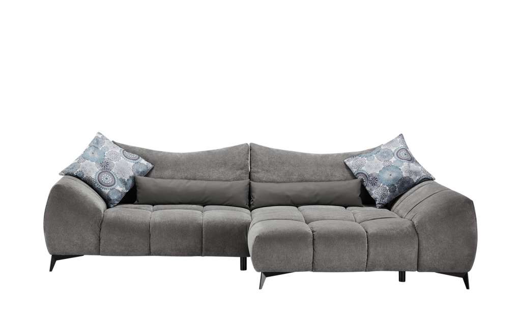 bobb Ecksofa  Dalia ¦ grau ¦ Maße (cm): H: 91 Polstermöbel > Sofas > Ecksofas - Höffner