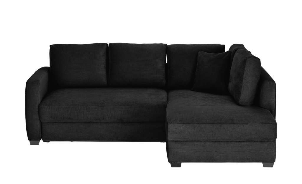 bobb Ecksofa mit Boxspringpolsterung  Lisa de Luxe ¦ schwarz ¦ Maße (cm): H: 90 Polstermöbel > Sofas > Ecksofas - Höffner