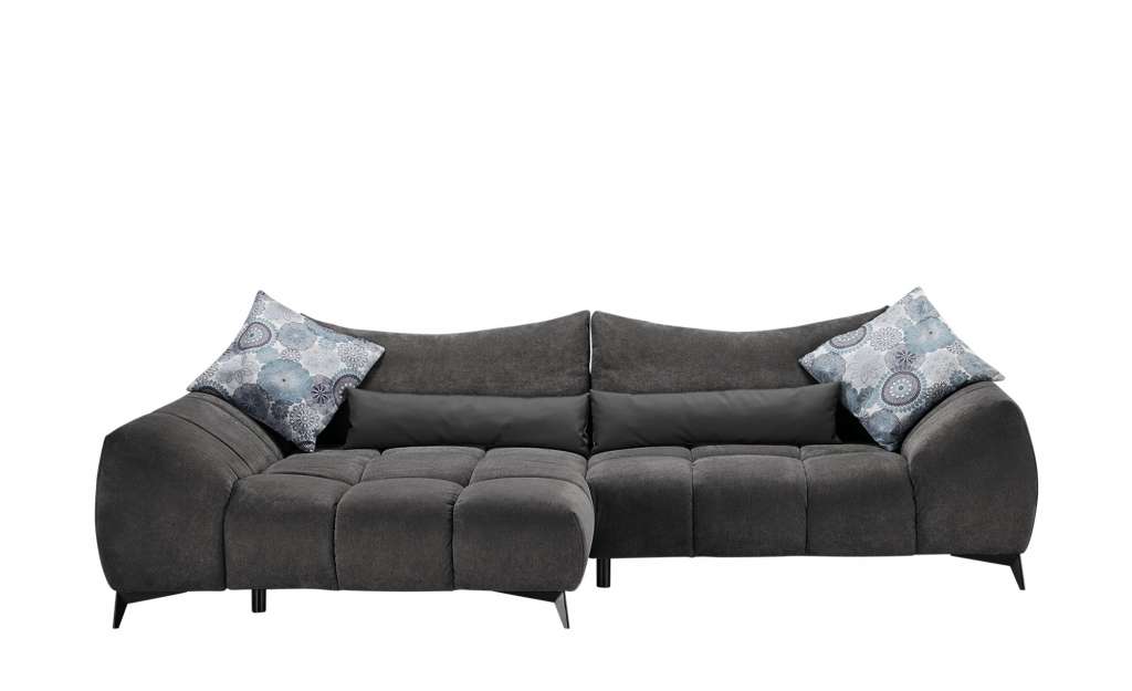 bobb Ecksofa  Dalia ¦ schwarz ¦ Maße (cm): H: 91 Polstermöbel > Sofas > Ecksofas - Höffner