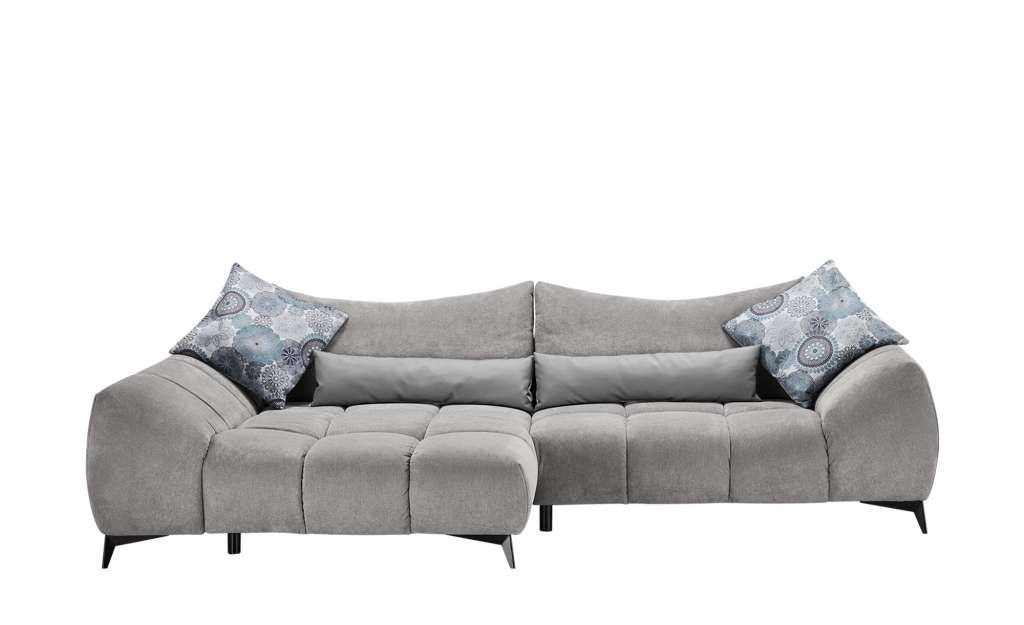 bobb Ecksofa  Dalia ¦ grau ¦ Maße (cm): H: 91 Polstermöbel > Sofas > Ecksofas - Höffner