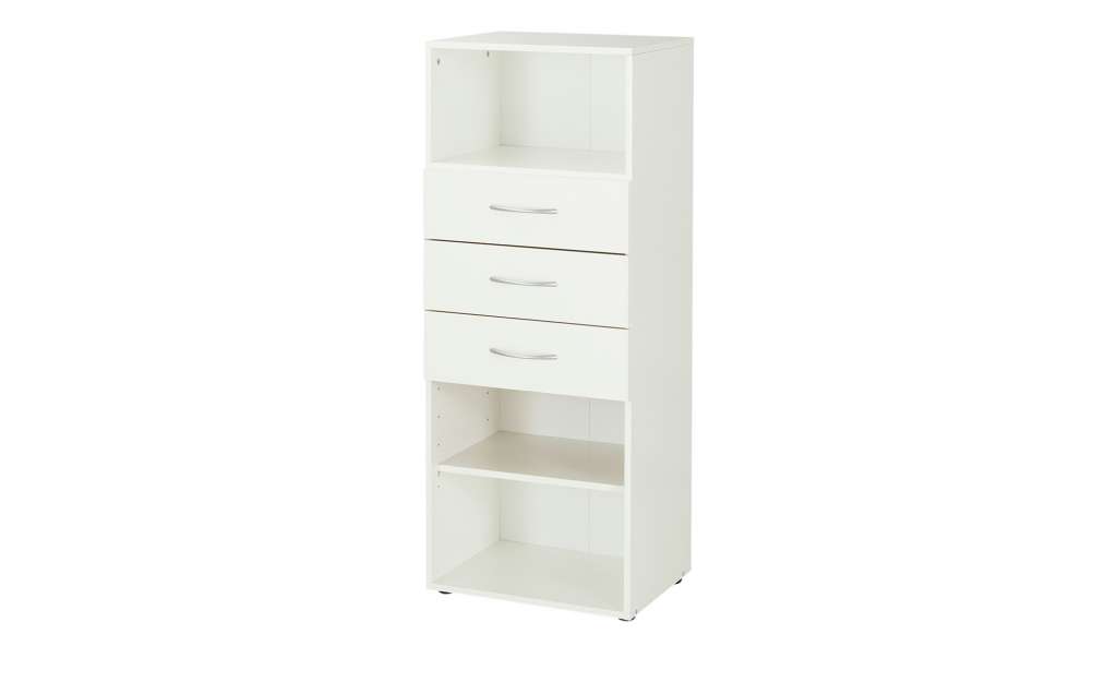 Regal  Multiraumkonzept ¦ weiß ¦ Maße (cm): B: 50 H: 126 T: 40 Regale > Bücherregale - Höffner