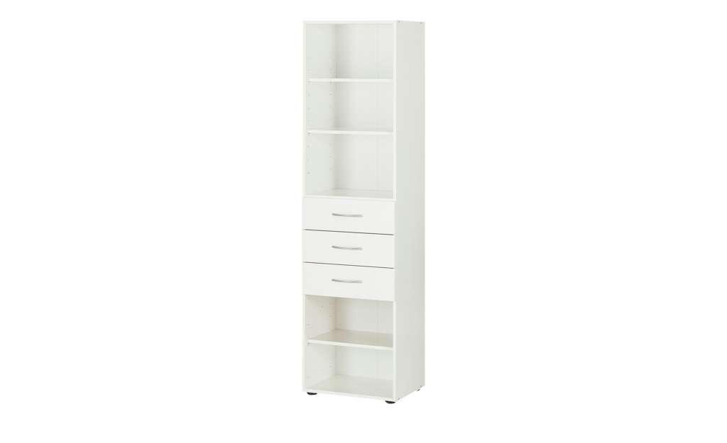 Regal  Multiraumkonzept ¦ weiß ¦ Maße (cm): B: 50 H: 185 T: 40 Regale > Bücherregale - Höffner