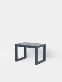 ferm LIVING - Little Architect Hocker - dunkelgrün - indoor