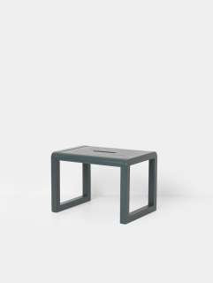 ferm LIVING - Little Architect Hocker - dunkelblau - indoor