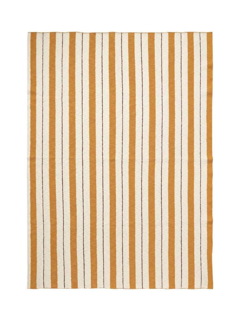 ferm LIVING - Pinstriple Decke - senf - indoor