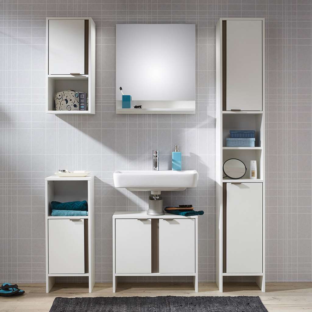 home24 Badezimmerset Ina II (5-teilig)