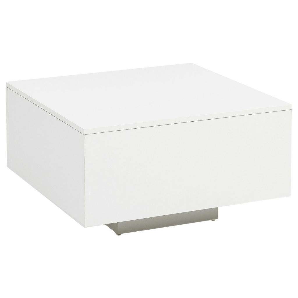 COUCHTISCH quadratisch Weiß