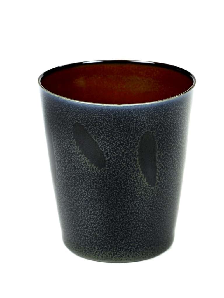 Serax - Terres De Rêve Becher conisch - dark blue/ rust - M - indoor
