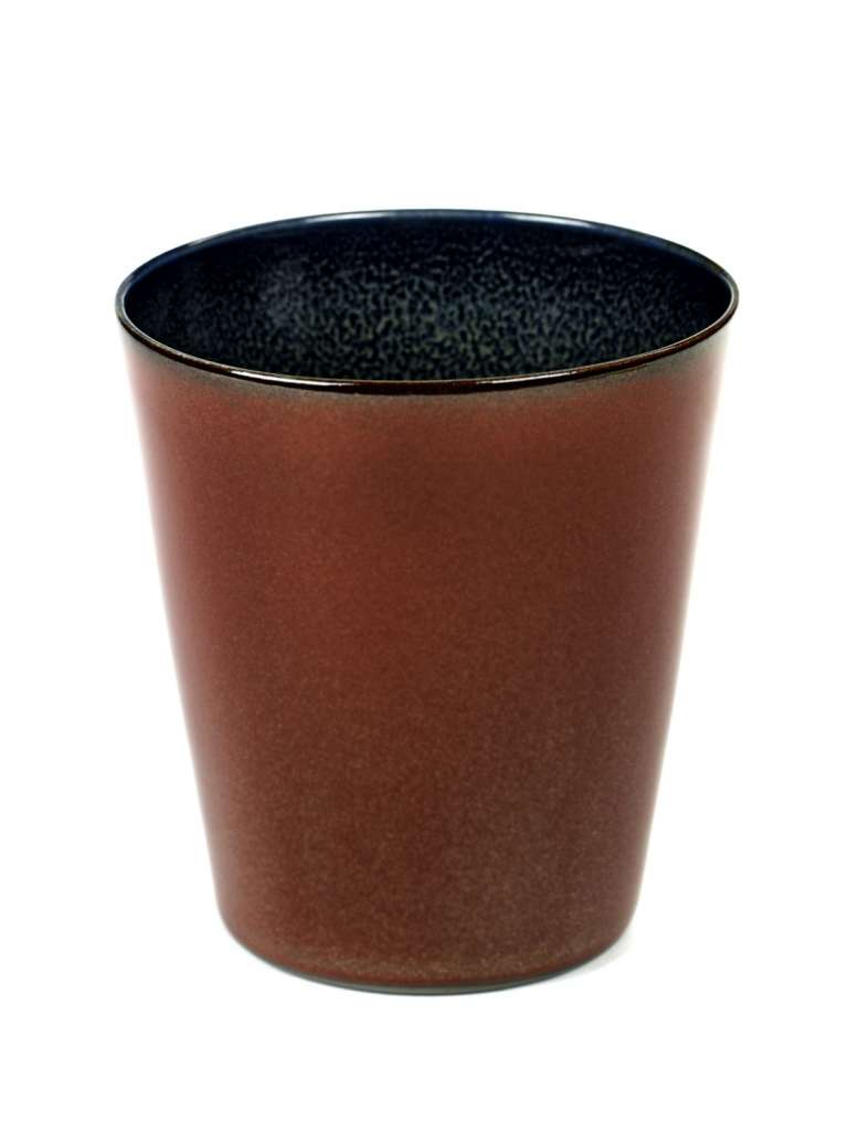Serax - Terres De Rêve Becher conisch - rust/ dark blue - M - indoor