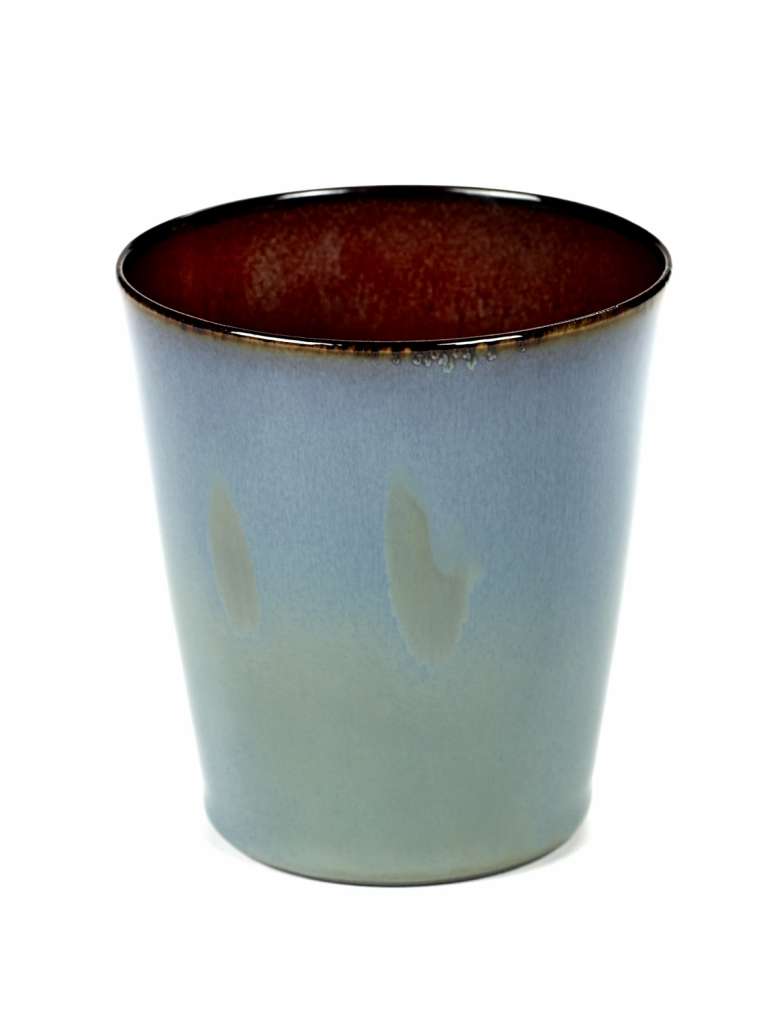 Serax - Terres De Rêve Becher conisch - rust/ smokey blue - M - indoor