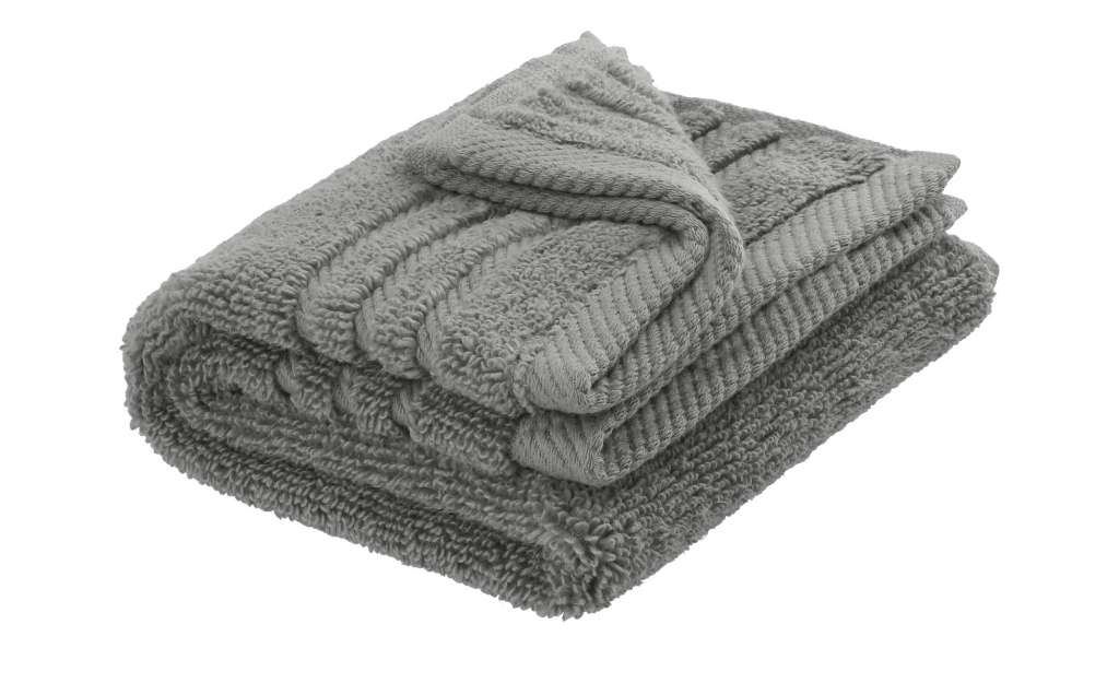 LAVIDA Gästetuch  Soft Cotton ¦ grau ¦ reine Micro-Baumwolle ¦ Maße (cm): B: 30 Badtextilien und Zubehör > Handtücher & Badetücher > Gästetücher - Höffner