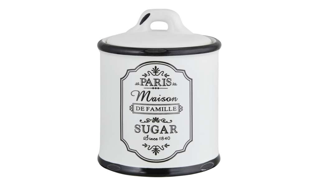 for friends Zuckerdose  Paris ¦ weiß ¦ Steinzeug ¦ Maße (cm): H: 10 Ø: 7.6 Geschirr > Einzelgeschirrteile - Höffner