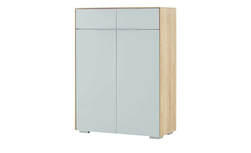 Schuhschrank  Massimo ¦ holzfarben ¦ Maße (cm): B: 80,8 H: 110,2 T: 37,3 Garderoben & Kleiderstangen > Schuhschränke - Höffner