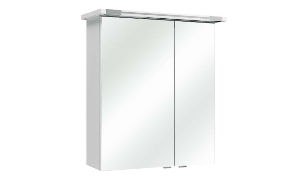 Bad-Spiegelschrank 2-türig  Fennsee ¦ weiß ¦ Maße (cm): B: 60 H: 72 T: 20 Schränke > Badschränke > Spiegelschränke - Höffner