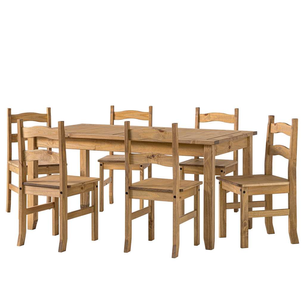 home24 Essgruppe Finca Rustica III (7-teilig)