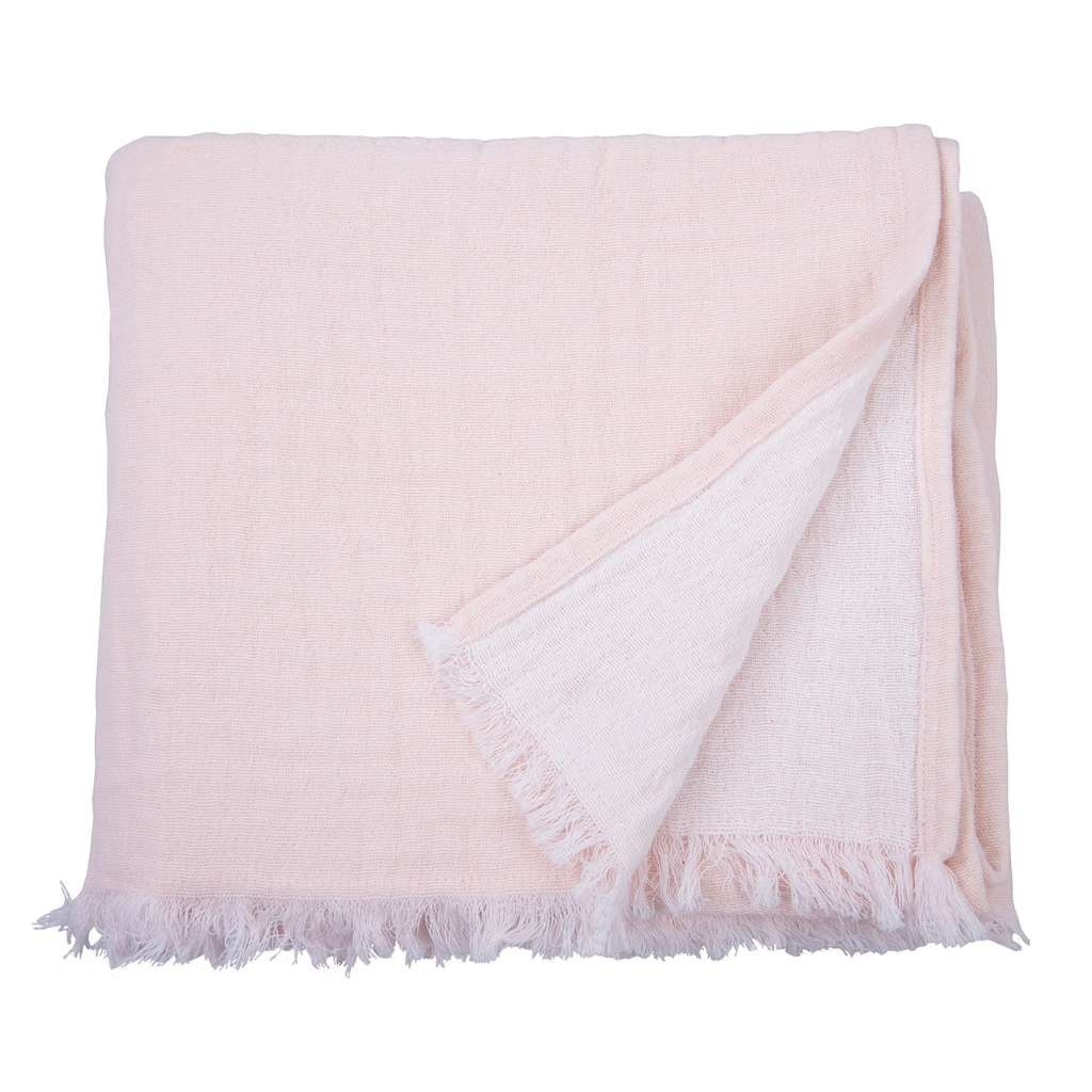 home24 Plaid Fringed Cotton