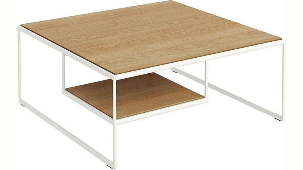 GALLERY M Couchtisch »Toscana«, Gestell pulverbeschichtet reinweiß