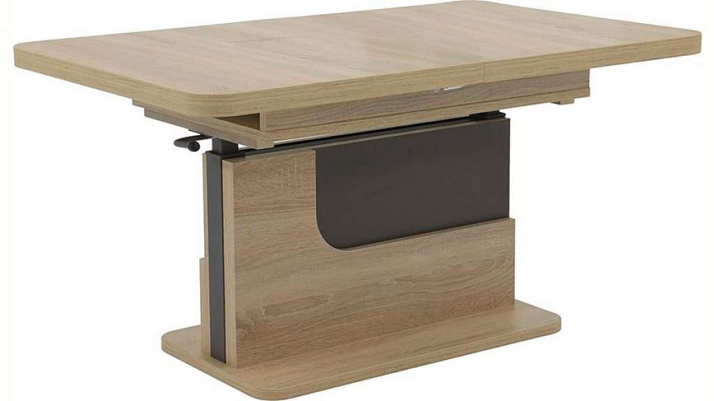 HELA Couchtisch, mit Funktion, ausziehbar und höhenverstellbar