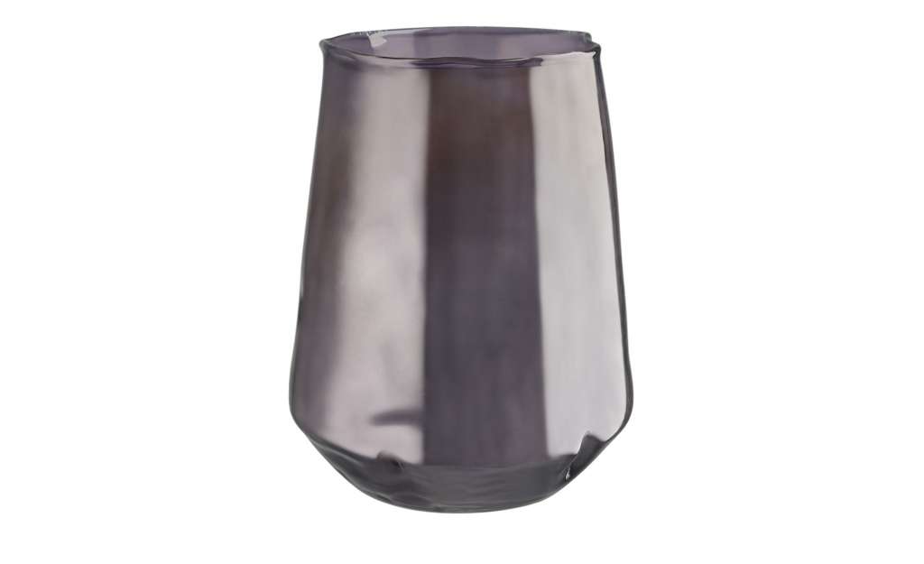 Windlicht ¦ lila/violett ¦ Glas  ¦ Maße (cm): H: 21,5 Ø: 14 Dekoration > Laternen & Windlichter - Höffner