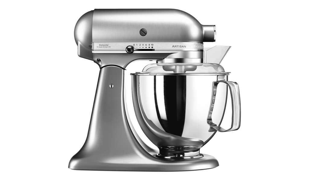 KitchenAid Küchenmaschine  5KSM175PSEMS ¦ silber ¦ Metall, Kunststoff ¦ Maße (cm): B: 24 H: 36 T: 37 Elektrokleingeräte > Mixen, Zerkleinern & Entsaften - Höffner